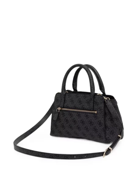 Чанта Guess с принт черно