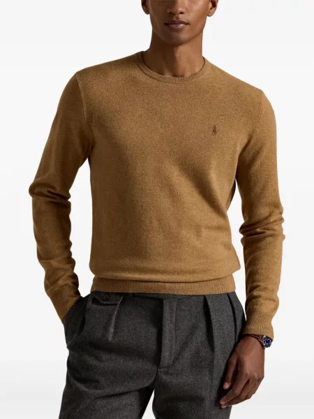 Ριγέ polo Polo Ralph Lauren με κουκούλα με αυτόγραφο λευκό