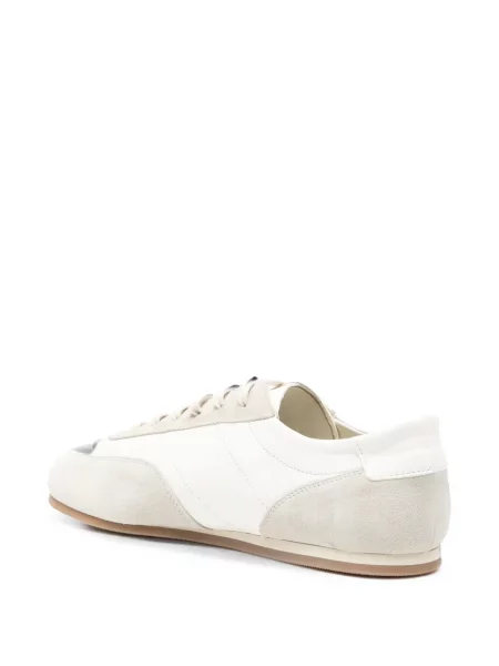 Sneakerși Common Projects din piele alb