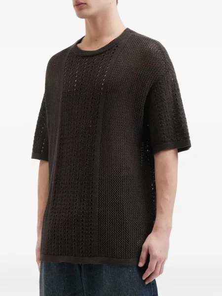 Scurt tricou Aftermaths maro