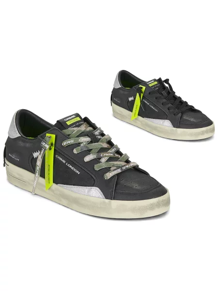 Pantofi Crime London din piele negru