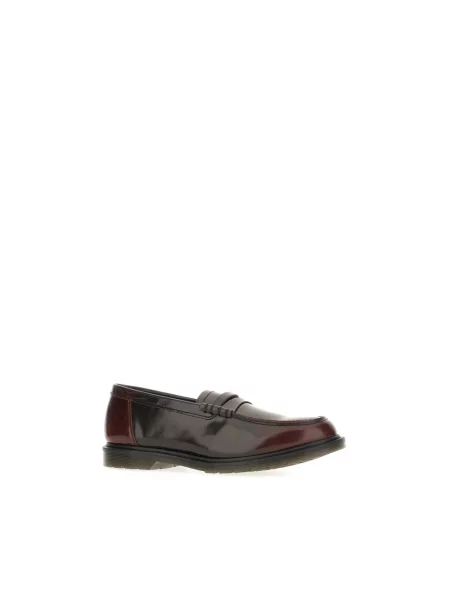 Półbuty Dr. Martens skórzane czerwone