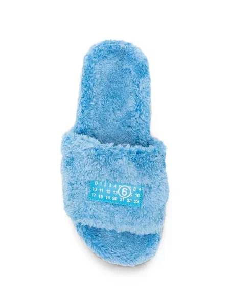 Kapcie dziecięce Mm6 Maison Margiela niebieskie