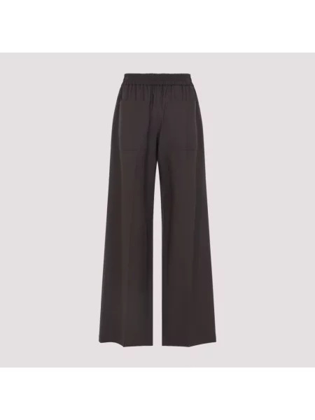 Spodnie Brunello Cucinelli wełniane brązowe