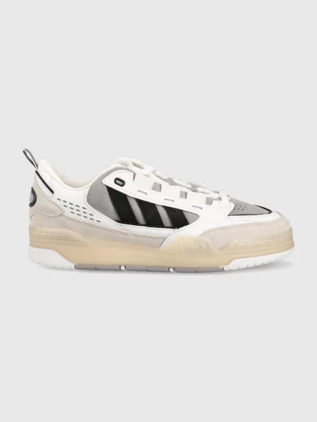 Кожени маратонки adidas Originals сиво