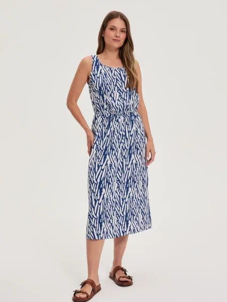 Rochie Marisse de costum albastru