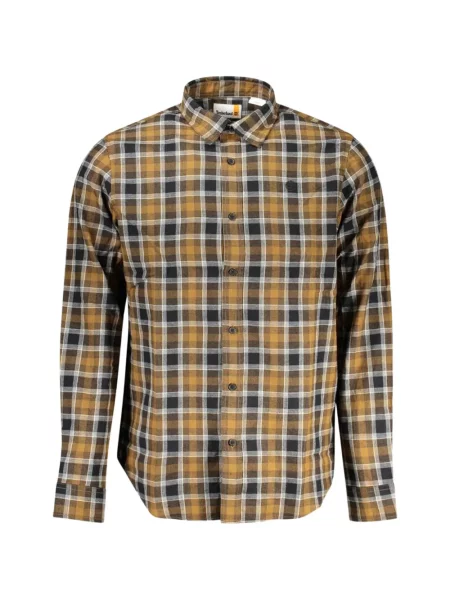 Cămașă Timberland în carouri maro