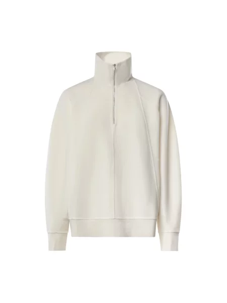 Bluza rozpinana Max Mara wełniana biała