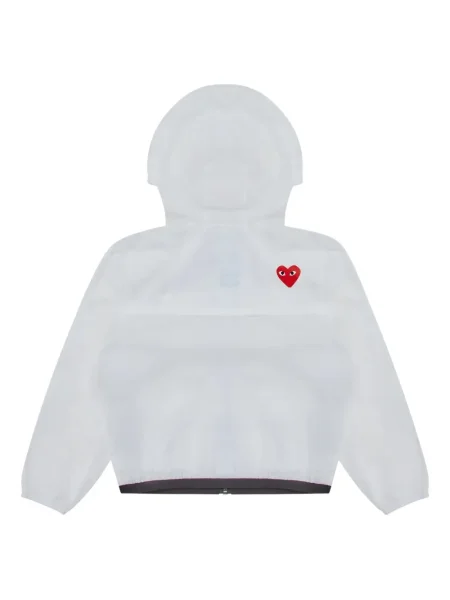 Kurtka dziecięca Comme Des Garcons Play biała