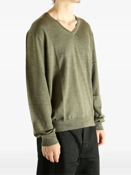 Kowbojska koszula Polo Ralph Lauren z dekoltem w kształcie litery U niebieska