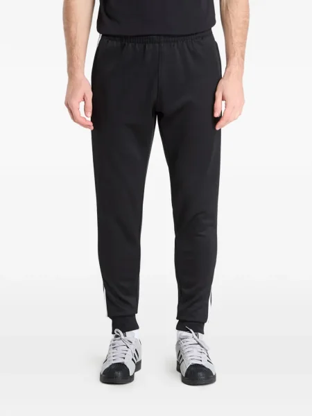 Běžecké kalhoty Adidas s výšivkou šedé