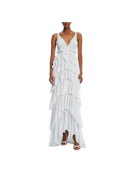 Sukienka maxi Elisabetta Franchi niebieska