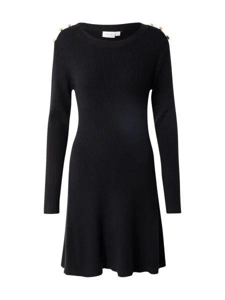 VILA Rochie tricotat negru