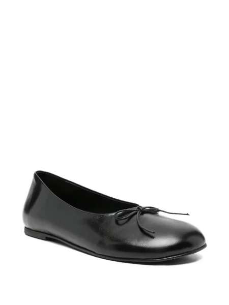 Balerini Paloma Wool cu funde din piele negru