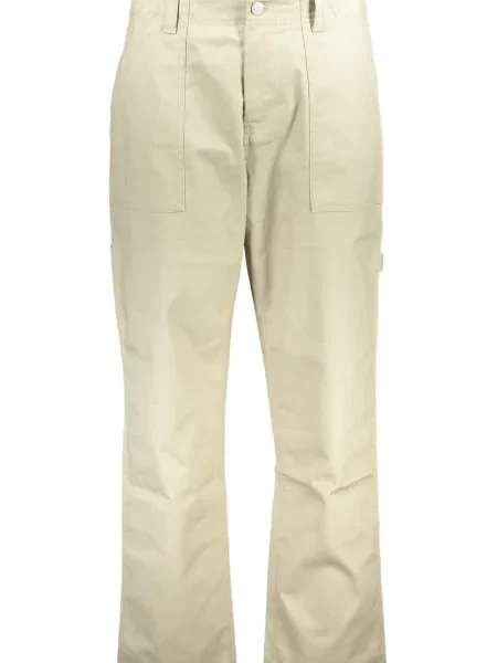 Hlače Calvin Klein bež