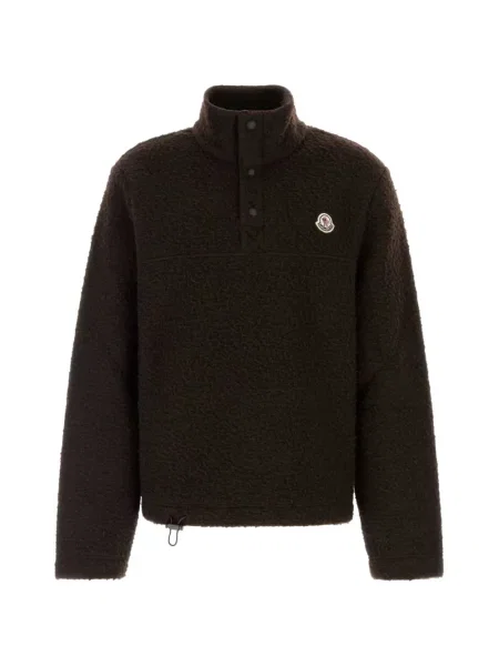 Pulover Moncler cu autograf maro