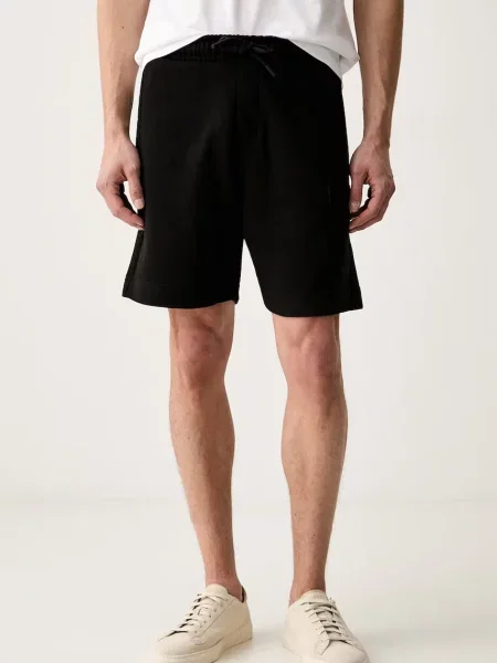 BOSS GREEN Pantaloni scurți | Relaxed fit negru