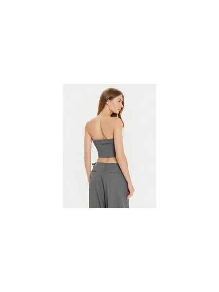 TWINSET Felső Slim Fit szürke