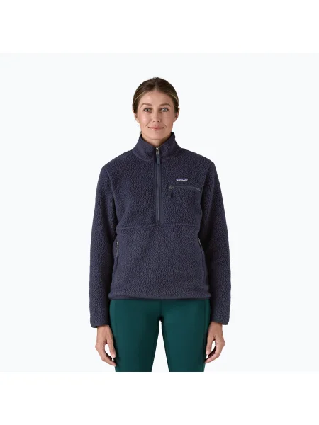 Bluză pentru femei Patagonia Retro Pile Marsupial sunken blue albastru