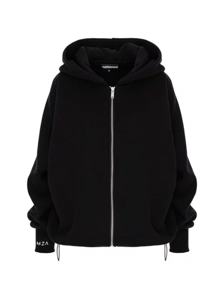 Hanorac din fleece Hamza din fleece negru