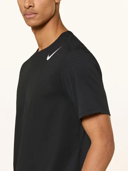 Běžecké tričko Nike AeroSwift Dri-Fit ADV black/summit white bílé