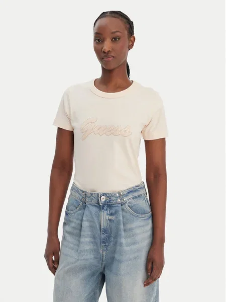 Guess Tricou portocaliu