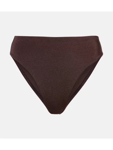 Bikini Heidi Klein cu talie înaltă maro