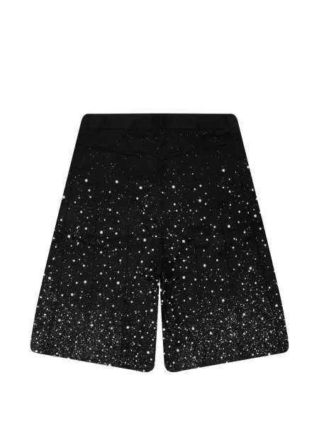 Pantaloni scurți Birth Of Royal Child cu perle negru