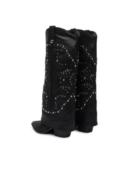 Kovbojská obuv Steve Madden černé