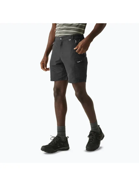 Pantaloni scurți de trekking pentru bărbați REGATTA Leesville III ash
