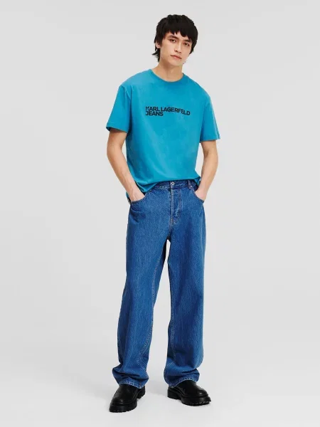 Прямые джинсы Karl Lagerfeld Jeans синие