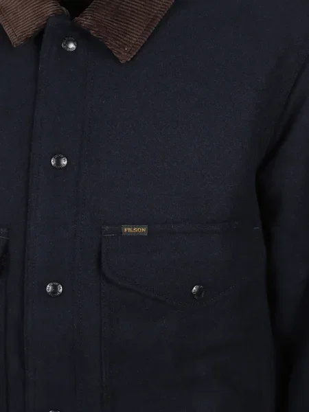 Gulerat geacă Filson de catifea cord albastru