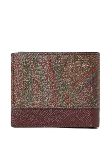 Πορτοφόλι Etro paisley καφέ