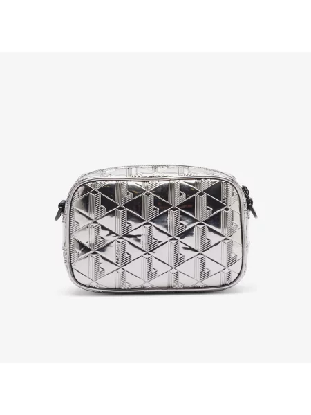 Lacoste Mała Srebrna Torba Reporterska Blend czarna