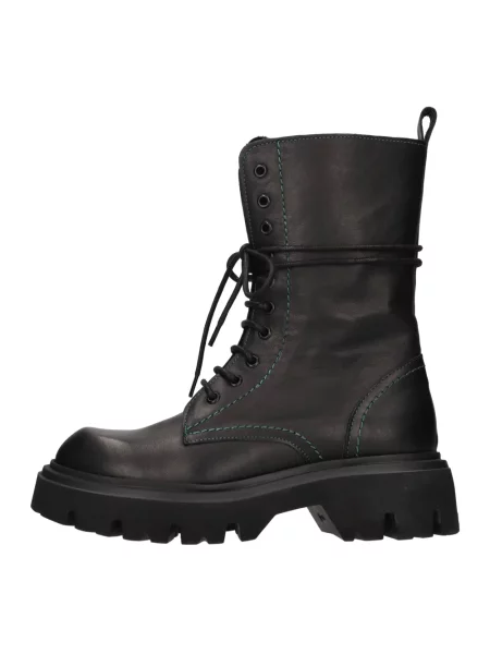 Buty do kostki Poesie Veneziane skórzane czarne