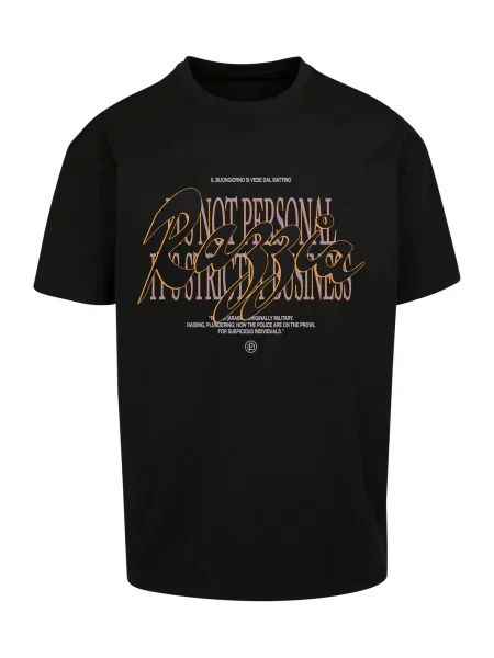 Mister Tee Tricou Razzia mov liliachiu / portocaliu / negru alb