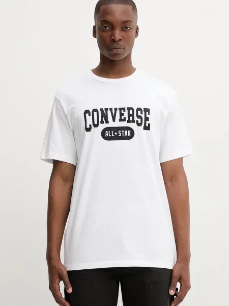 Tričko Converse s potiskem bílá