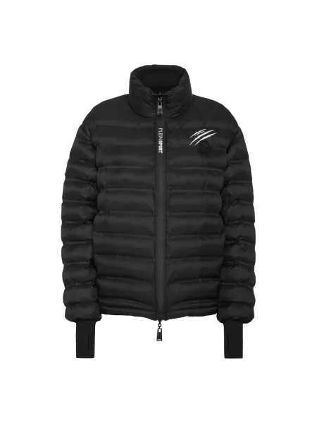 Kurtka bomber Plein Sport ocieplany czarny