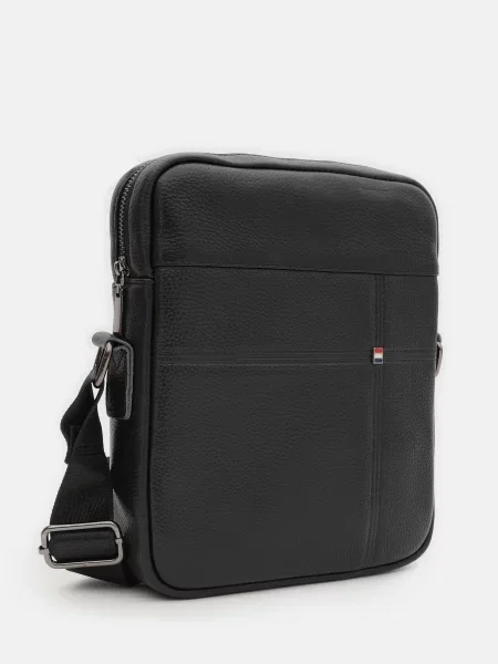 Borsa Leather Мессенджер Шкіра чорний