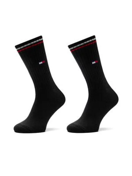 TOMMY HILFIGER Ponožky námořnická modř / krvavě červená / černá bílá