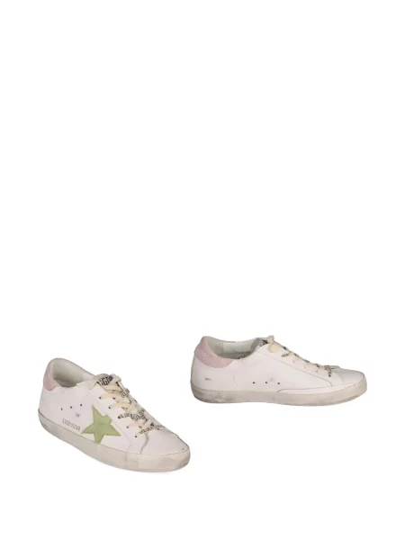 Szarvasbőr sneaker Golden Goose fehér