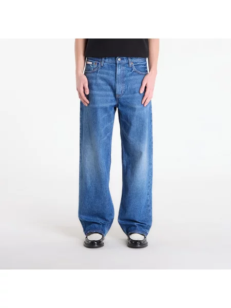 Blugi Calvin Klein Jeans Baggy Ck Boulder Jeans Blue albastru