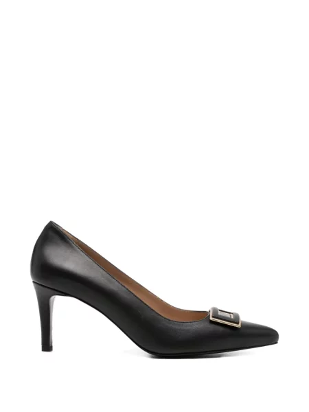 Pantofi cu toc Sergio Moretti Firenze cu cataramă negru