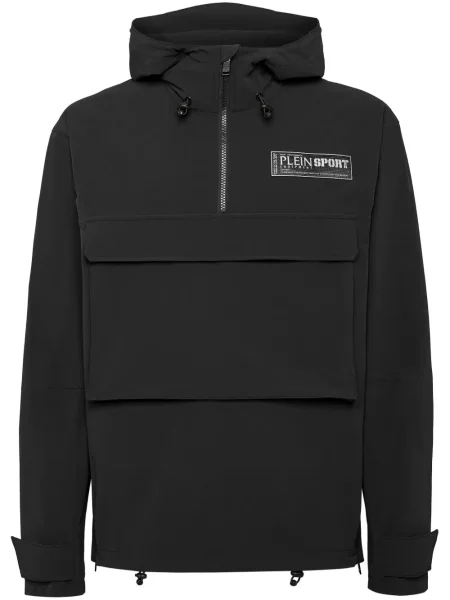 Hanorac cu glugă Plein Sport negru