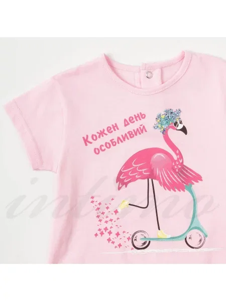 Футболка рожева