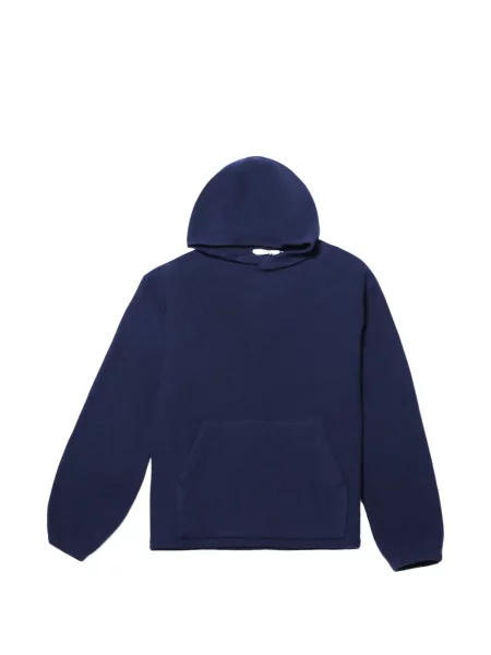 Hanorac cu glugă Rier din fleece albastru
