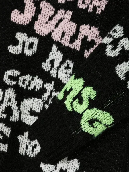 Sweter dziecięcy Msgm czarny