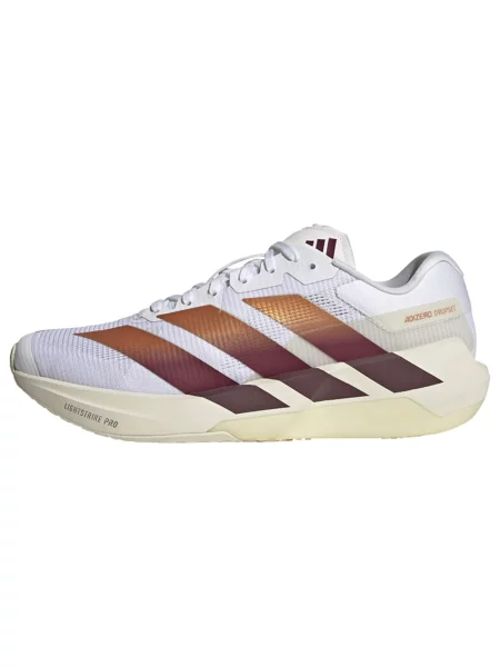 ADIDAS PERFORMANCE Pantofi sport Adizero Dropset Pro castaniu / maro coniac alb