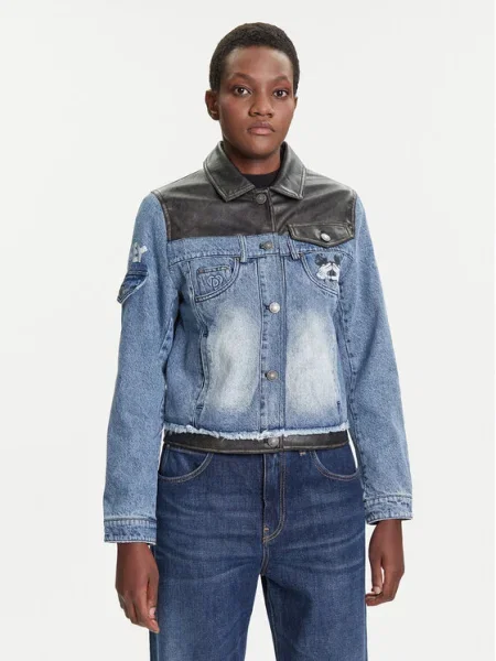 Desigual Geacă de blugi Contrast Mickey albastru