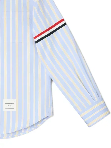 Koszula dziecięca Thom Browne niebieska